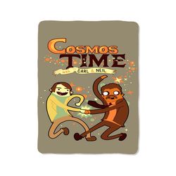 cosmos time custom velveteen plush blanket – personalized comfort & style