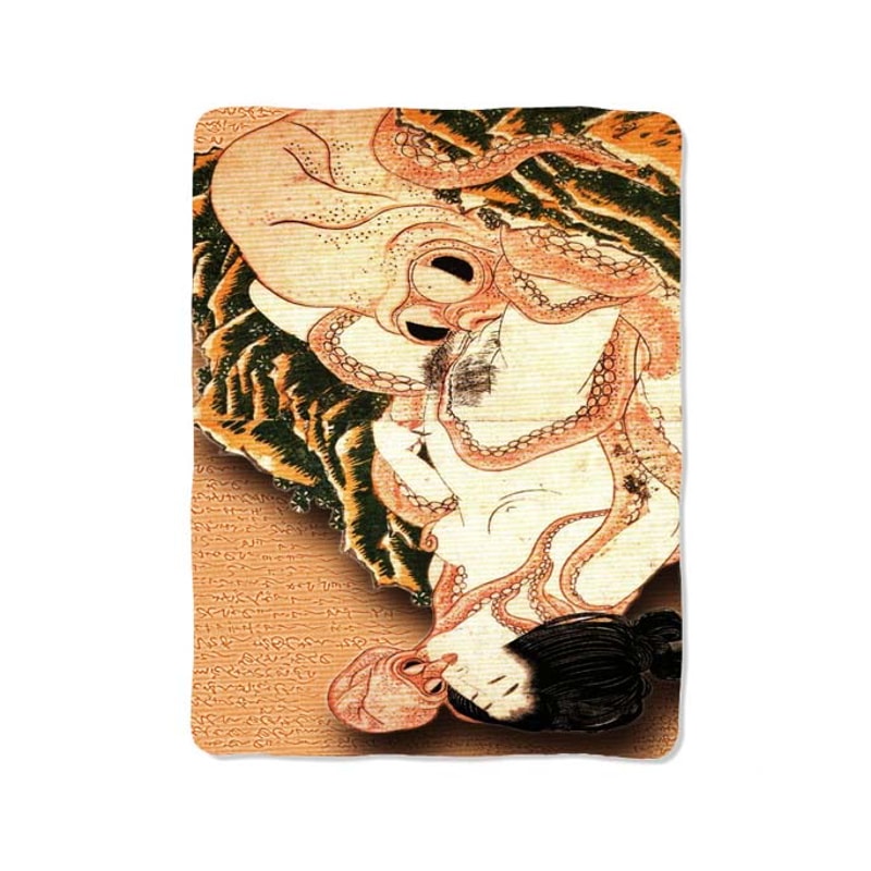 Cthulhu Japanese Octopus Custom Velveteen Plush Blanket Personalized Comfort Style 0
