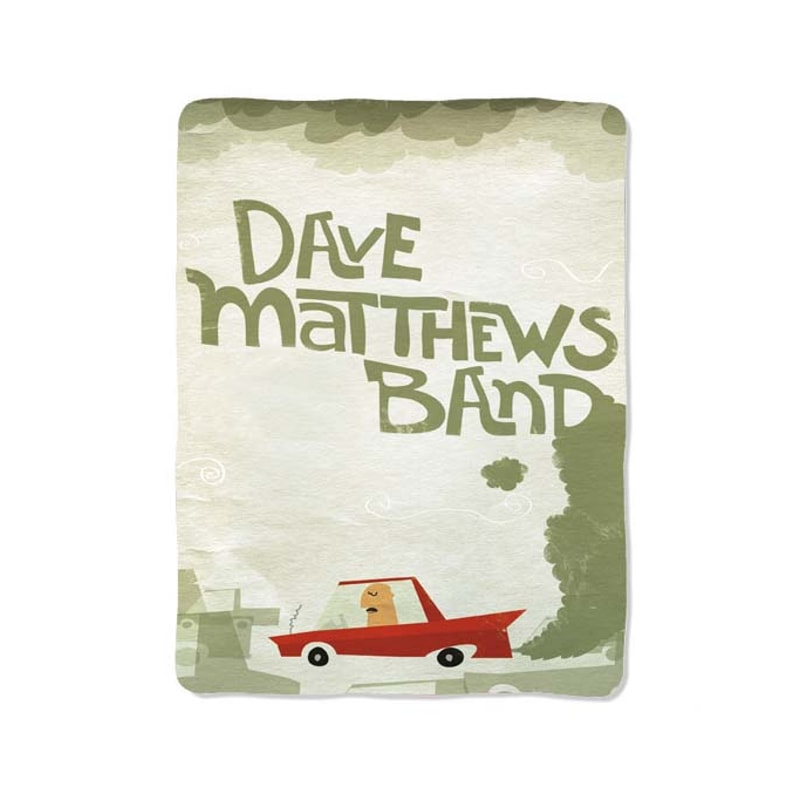 Dave Matthews Band Custom Velveteen Plush Blanket Personalized Comfort Style 0