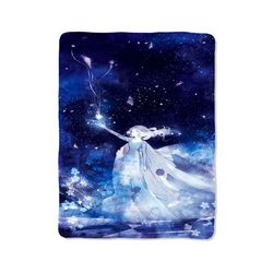 disney frozen elsa 45 custom velveteen plush blanket – personalized comfort & style