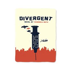 divergent custom velveteen plush blanket – personalized comfort & style