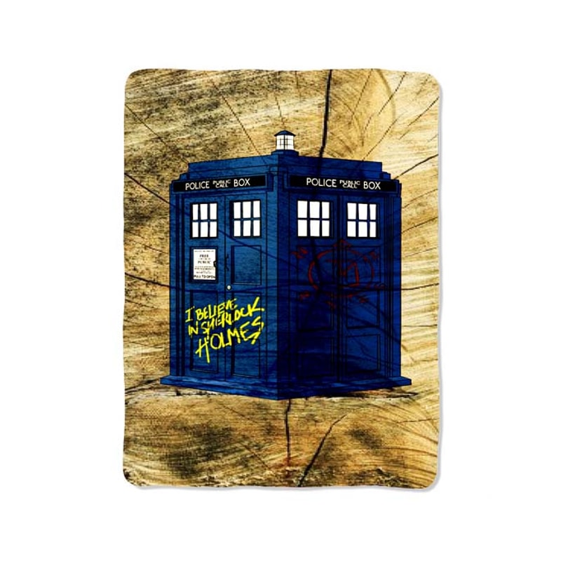 Doctor Who Herlock Custom Velveteen Plush Blanket Personalized Comfort Style 0