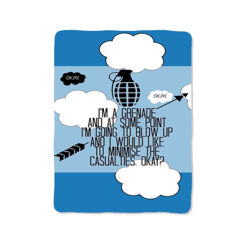 Fault In Our Stars Custom Velveteen Plush Blanket Personalized Comfort Style 0