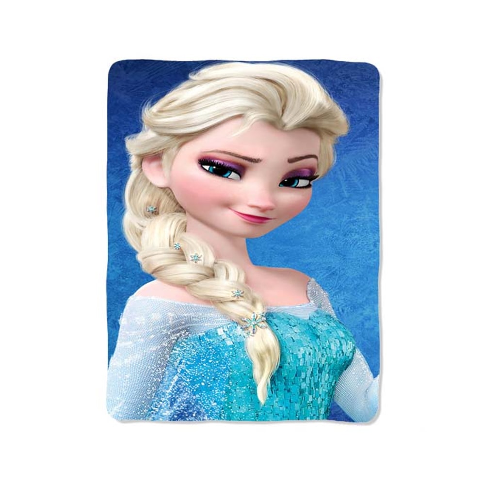 Frozen Elsa New Custom Velveteen Plush Blanket Personalized Comfort Style 0