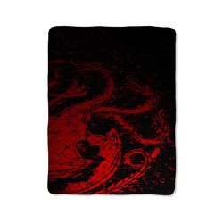 game of thrones 42 custom velveteen plush blanket – personalized comfort & style