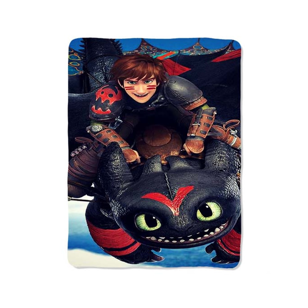 How To Train Your Custom Velveteen Plush Blanket Personalized Comfort Style 0