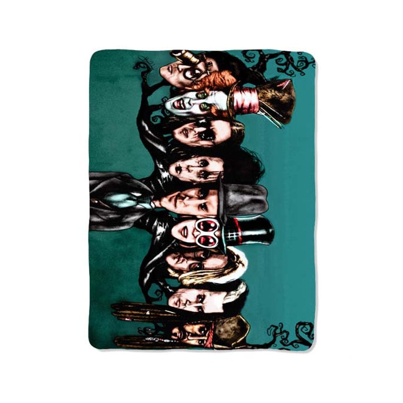 Johnny Depp Face Tree Custom Velveteen Plush Blanket Personalized Comfort Style 0
