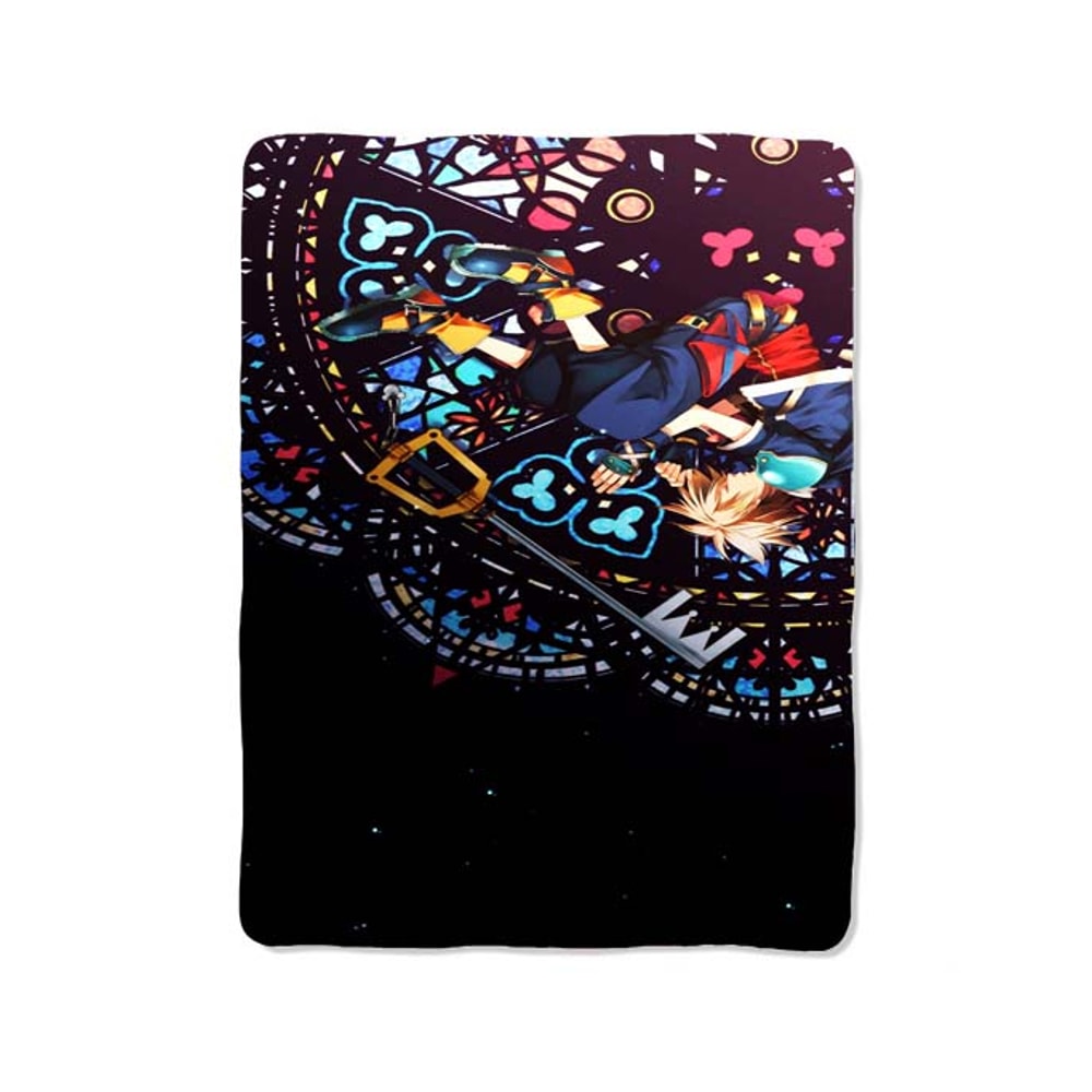 Kingdom Hearts Sora Custom Velveteen Plush Blanket Personalized Comfort Style 0
