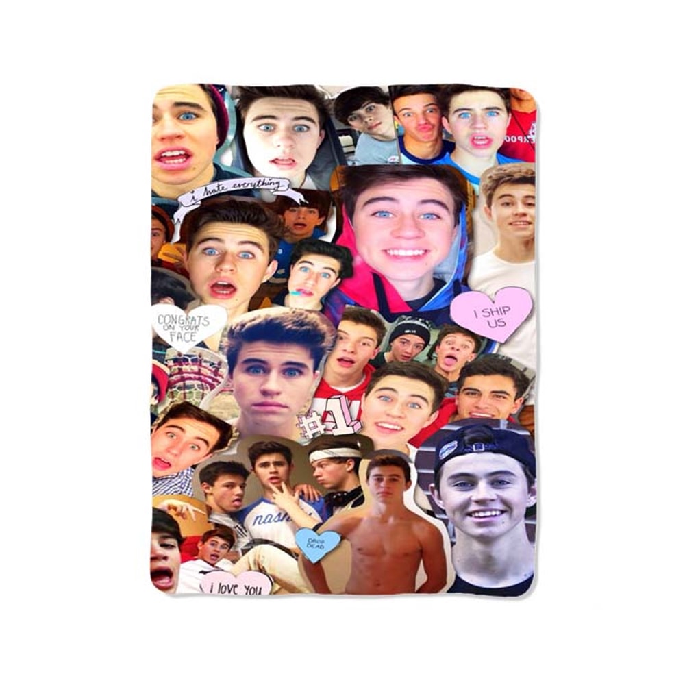 Magcon Boys 12 Custom Velveteen Plush Blanket Personalized Comfort Style 0