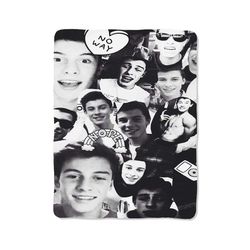 magcon boys collage custom velveteen plush blanket – personalized comfort & style