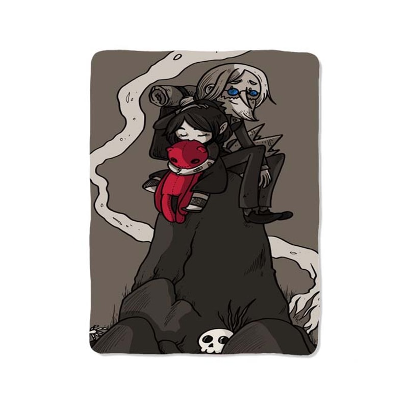 Marceline And Ice King Cartoon Custom Velveteen Plush Blanket Personalized Comfort Style 0