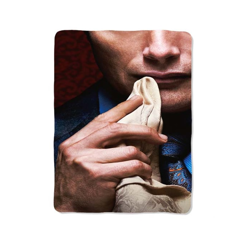 Movie Hannibal Cover Custom Velveteen Plush Blanket Personalized Comfort Style 0