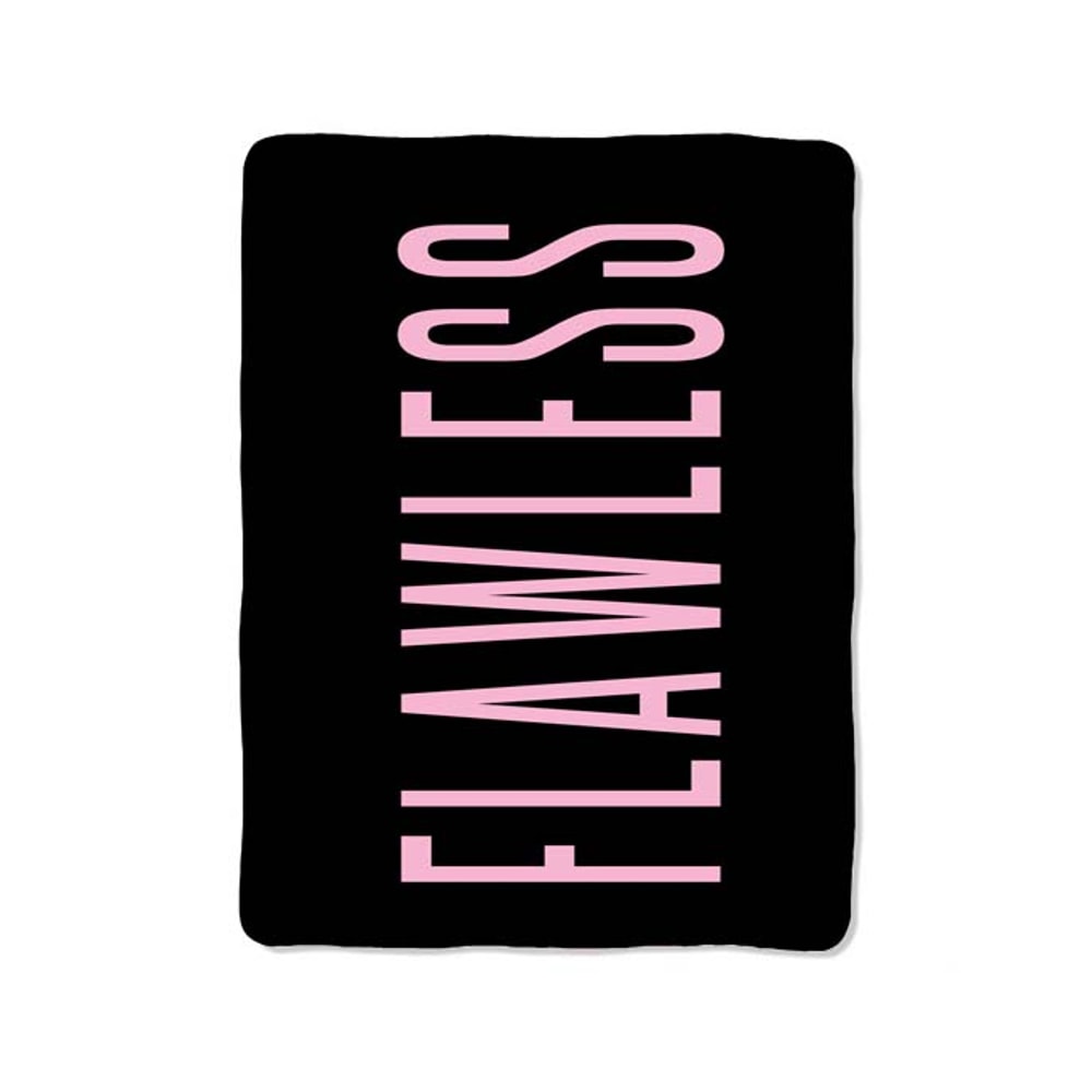Music Cover Album Beyonce Flawless Custom Velveteen Plush Blanket Personalized Comfort Style 0