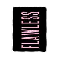 music cover album beyonce flawless custom velveteen plush blanket – personalized comfort & style