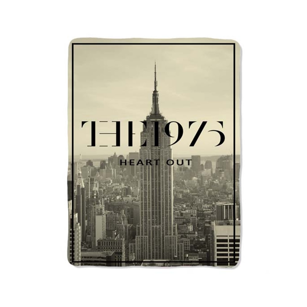 Music Cover Heart Out The 1975 Custom Velveteen Plush Blanket Personalized Comfort Style 0