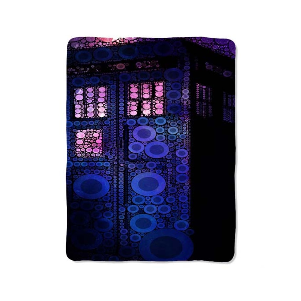 Nembula Tardis Doctor Who Galaxy Custom Velveteen Plush Blanket Personalized Comfort Style 0