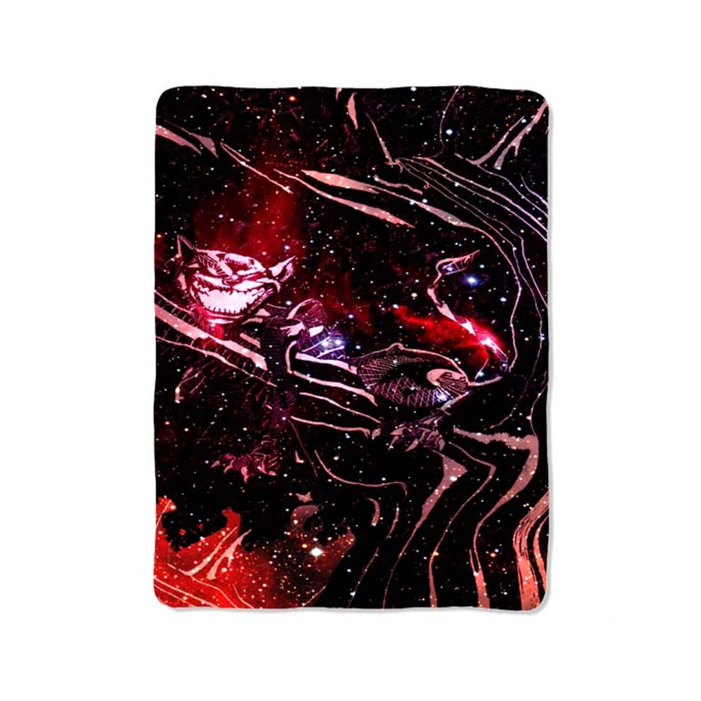 Red Nebula Galaxy Constellation Custom Velveteen Plush Blanket Personalized Comfort Style 0