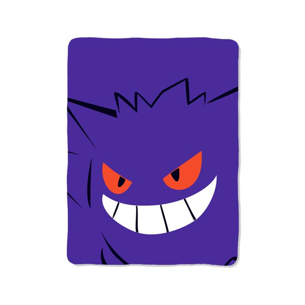 Purple Pokemon Face Custom Velveteen Plush Blanket  Personalized Comfort  Style 0