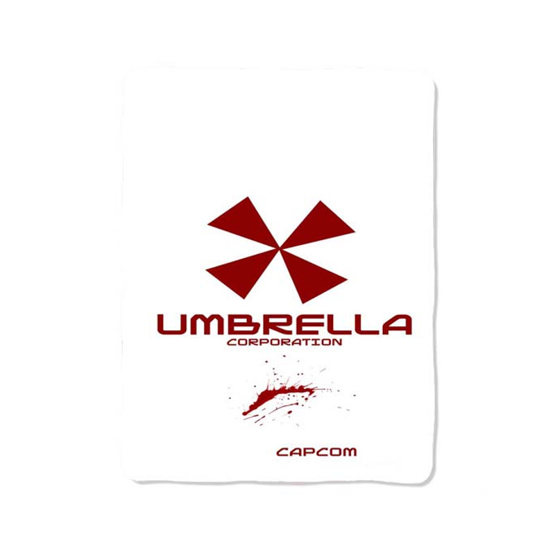Resident Evil Umbrella Custom Velveteen Plush Blanket  Personalized Comfort  Style 0