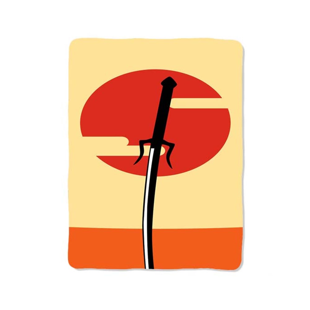 Samurai Sword Katana Weapon Custom Velveteen Plush Blanket Personalized Comfort Style 0