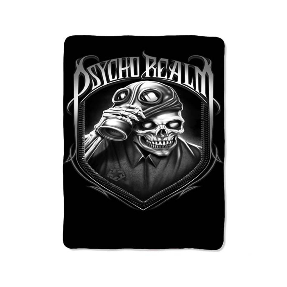 Skull Custom Velveteen Plush Blanket Personalized Comfort Style 0