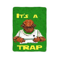 star wars its a trap custom velveteen plush blanket – personalized comfort & style