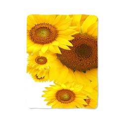 sunflower 38 custom velveteen plush blanket – personalized comfort & style