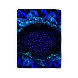 sunflower new custom velveteen plush blanket – personalized comfort & style