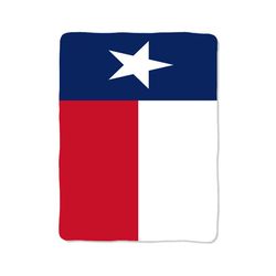 texas flag custom velveteen plush blanket – personalized comfort & style