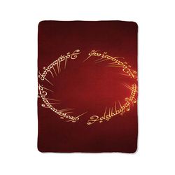 the lord of the ring new custom velveteen plush blanket – personalized comfort & style