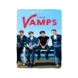 the vamp custom velveteen plush blanket – personalized comfort & style