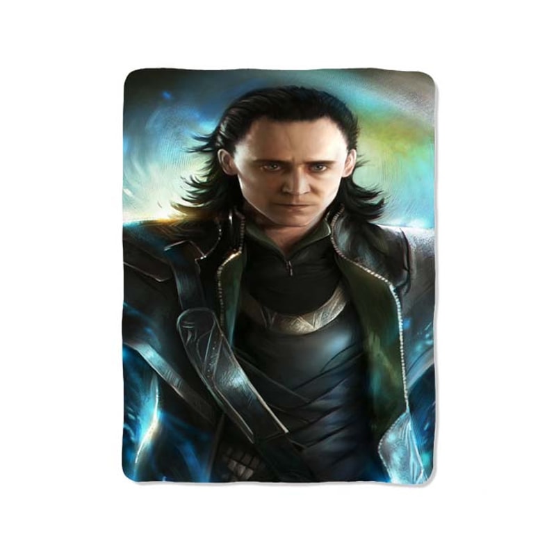 Thor Avengers Loki Custom Velveteen Plush Blanket Personalized Comfort Style 0