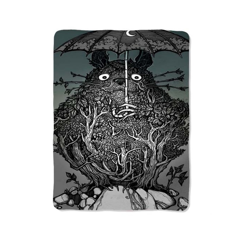 Totoro New Custom Velveteen Plush Blanket Personalized Comfort Style 0