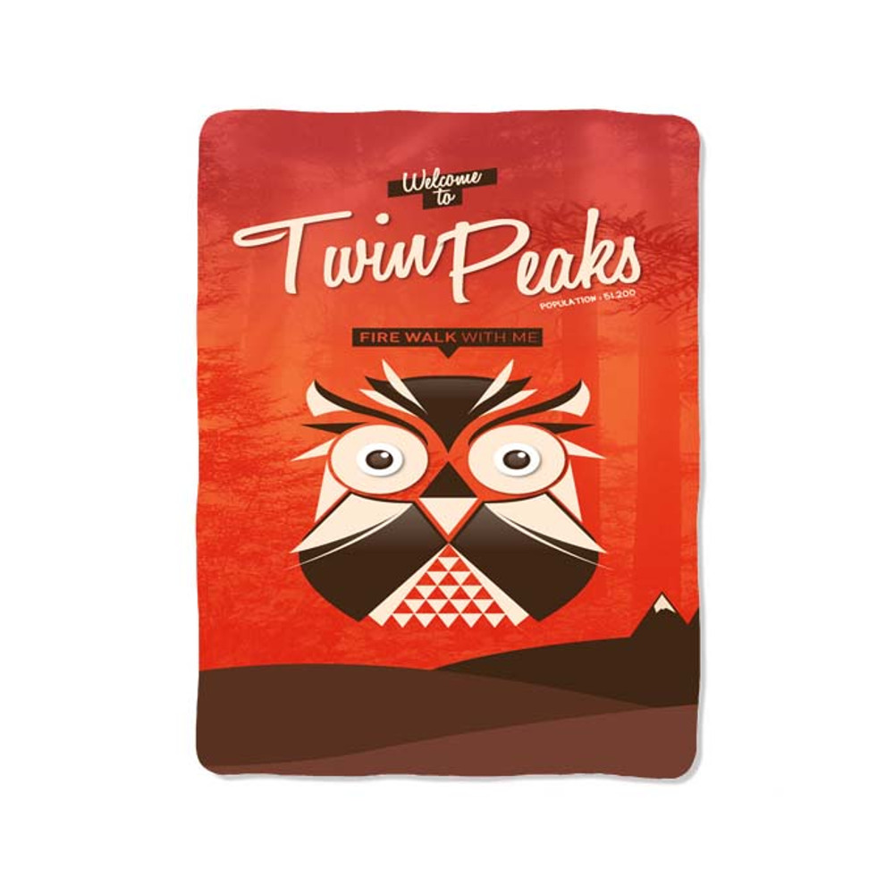 Twin Peaks Custom Velveteen Plush Blanket Personalized Comfort Style 0