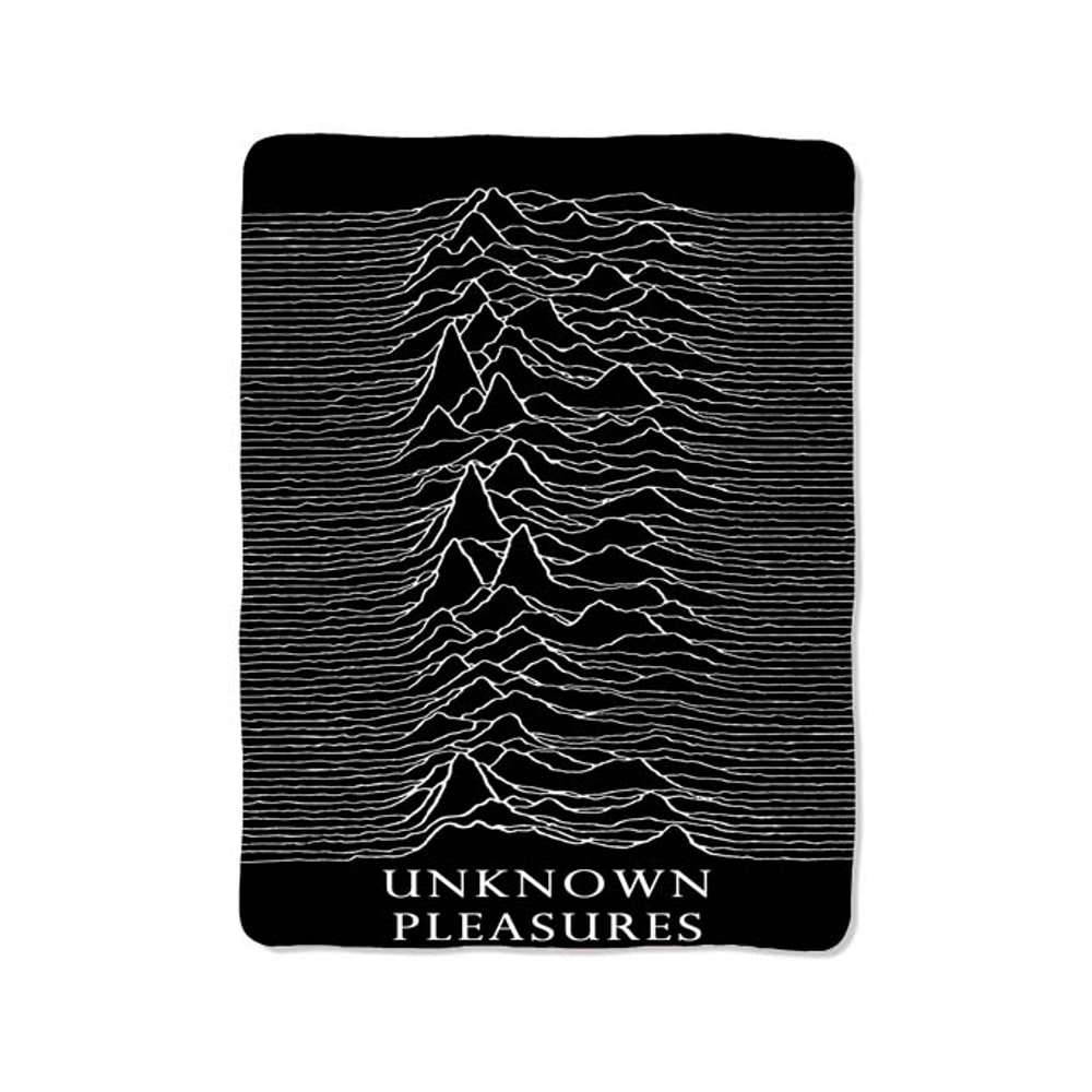 Unknown Pleasure Joy Division Custom Velveteen Plush Blanket Personalized Comfort Style 0