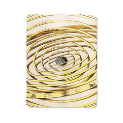 world astrology sun space time custom velveteen plush blanket – personalized comfort & style