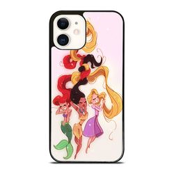 ariel rapunzel and pocahontas diiphone 16 pro, iphone 16 pro max, iphone 16 plus, iphone 15/14/13/12/11/x & other models