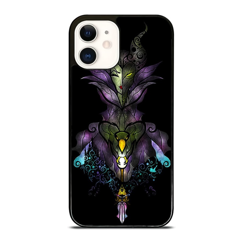 Maleficent Sleeping Stained GlasiPhone 16 Pro IPhone 16 Pro Max IPhone 16 Plus IPhone 1514131211X 0