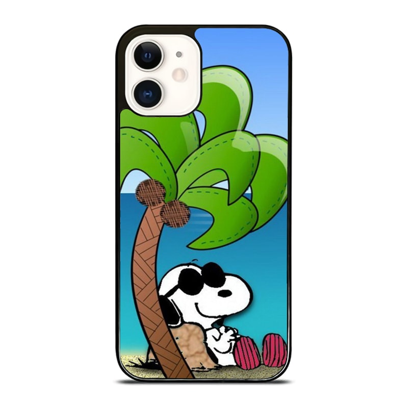 Snoopy Under Palm Tree IPhone 16 Pro IPhone 16 Pro Max IPhone 16 Plus IPhone 1514131211X Other Mod 0