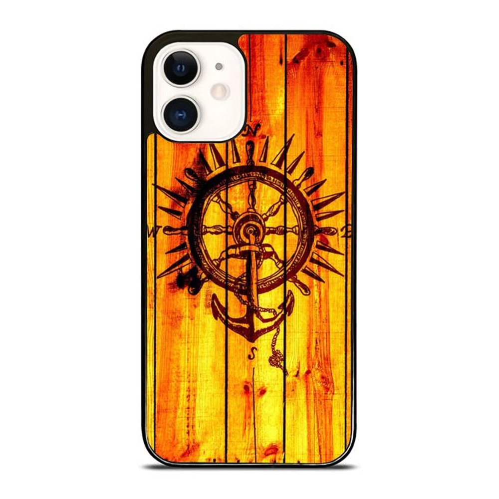 Anchor Compass Wood IPhone Case Other Models 0