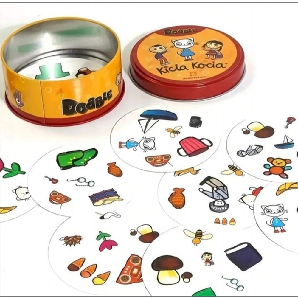 DOBBLE ClassicKicia Kocia AwardWinning Card Game With Endless Playability FastPaced Observation Ga 1