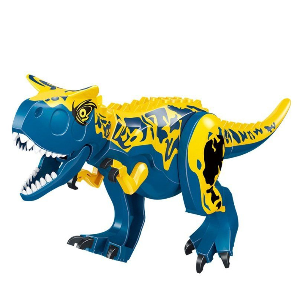 Blue Carnotaurus Jurassic World II Dinosaurs Blocks Compatible With LEGO 0