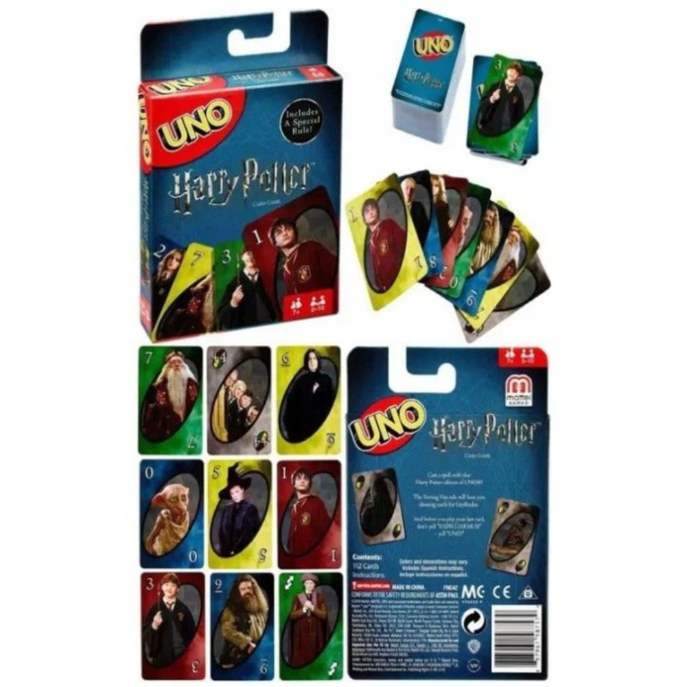 UNO Harry Potter Card Game Tons Of Family Fun 210 Players NEW 1
