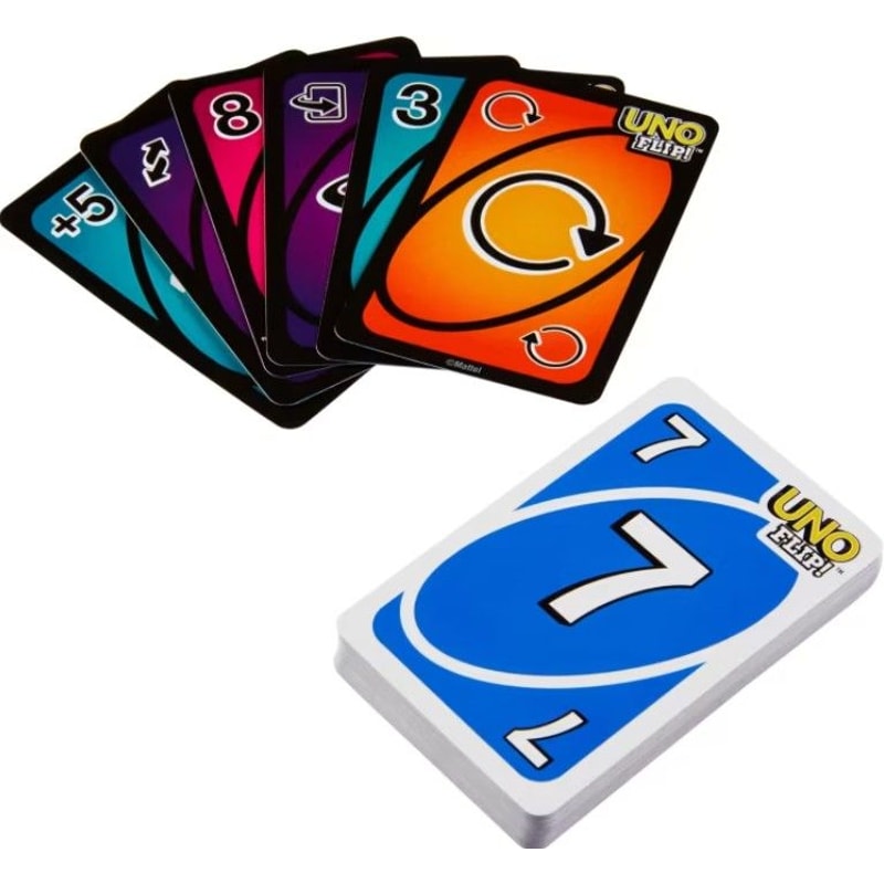 UNO Flip Cards Game Tons Of Family Fun 210 Players NEW 1