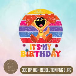it's my birthday png, smiling critters catnap for toddlers png, digital file, png high quality, sublimation