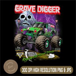 ripple junction x monster jam png, grave digger shovel sharp png, grave digger png, digital file, png high quality