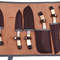 Custom Handmade Damascus Steel Kitchen Chef Knife Set With Bone Handle And Damascus Steel Blade Wit 2