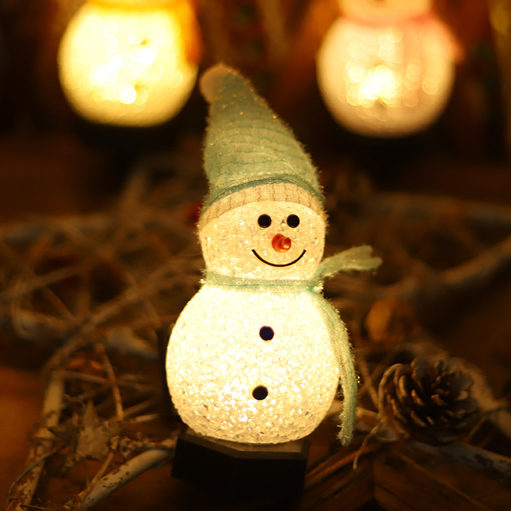 Snowman Solar Lawn Landscape Lights Christmas Lights Outdoor Waterproof Decoration Lights 5