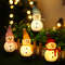 Snowman Solar Lawn Landscape Lights Christmas Lights Outdoor Waterproof Decoration Lights 0