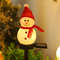 Snowman Solar Lawn Landscape Lights Christmas Lights Outdoor Waterproof Decoration Lights 8